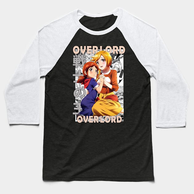 Enri Emmot Overlord Obarodo Manga Baseball T-Shirt by CarolIrvine